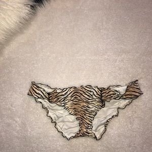 Victoria’s Secret Tiger Ruffle Bikini Bottom